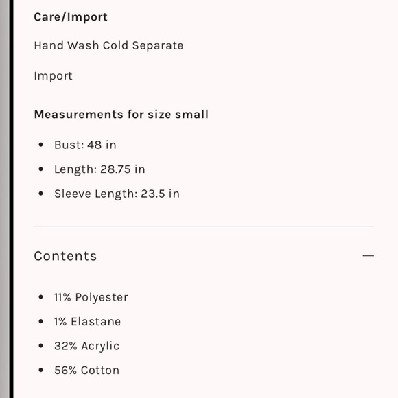 Free People Peach Cable Knit Mini Sweater Dress NWT Oversized Size Small - Picture 10 of 10